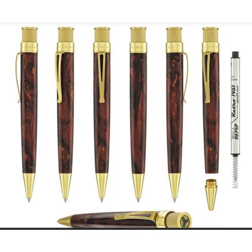 Retro 51 Pen Rball in 'Tis the Season Diamondcast Resin - Sealed #019