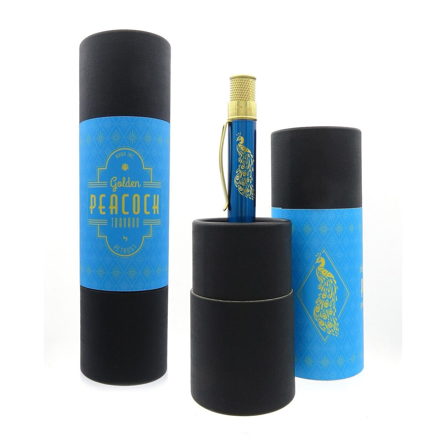 Retro 51 GOLDEN PEACOCK Rollerball Pen New Exclusive Release from UK
