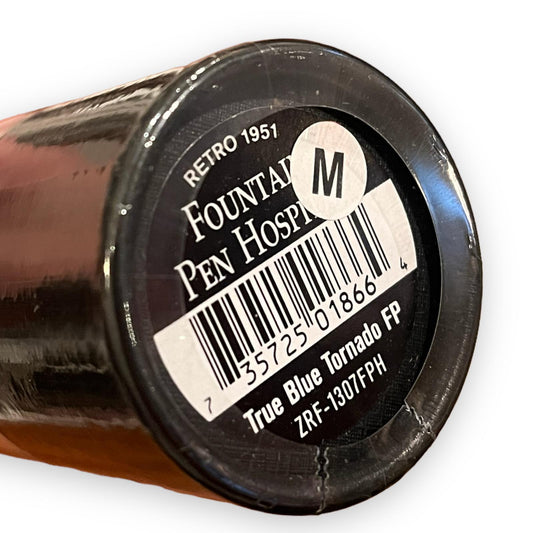 Retro 51 True Blue Fountain Pen Hospital Rare Medium Nib Sealed