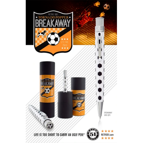 Retro 51 BREAKAWAY - SOCCER Rollerball / Pen - Sealed 'd LE