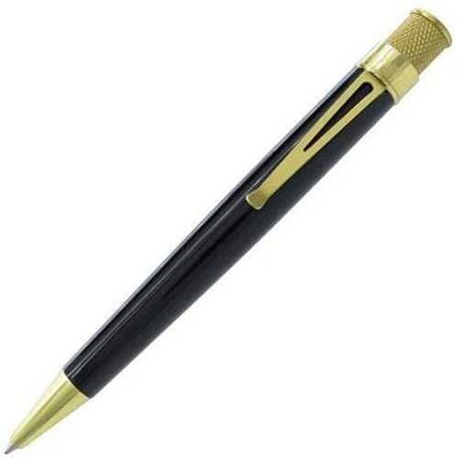 Retro 51 Rollerball Brass Classic Lacquers Black VRR-B1301