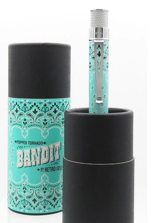 Retro 51 Ballpoint Pen Bandit “DOC” Turquoise - Limited Edition