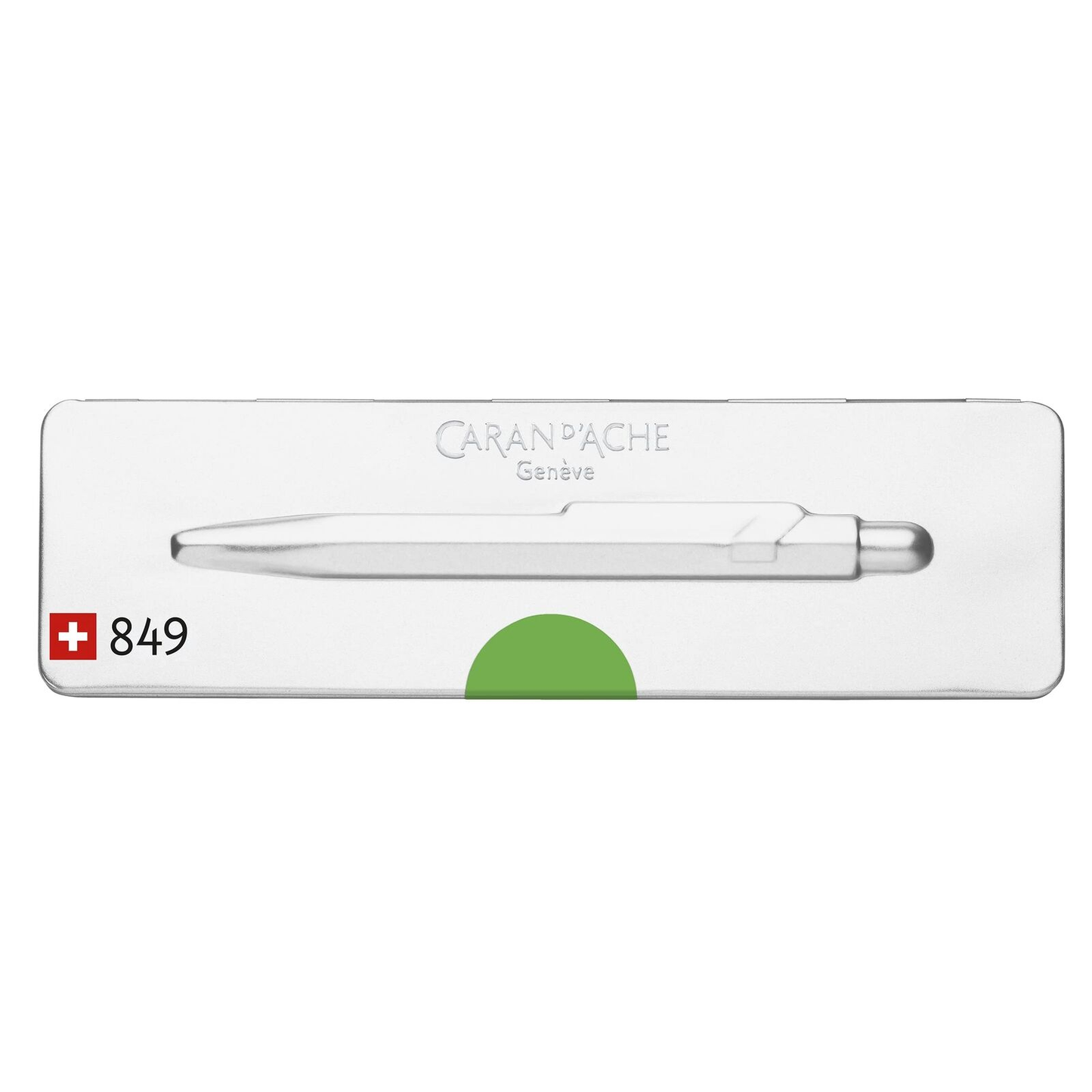 Caran D'ache 849 Pop Line Fluo Green Ballpoint Pen (849.730)