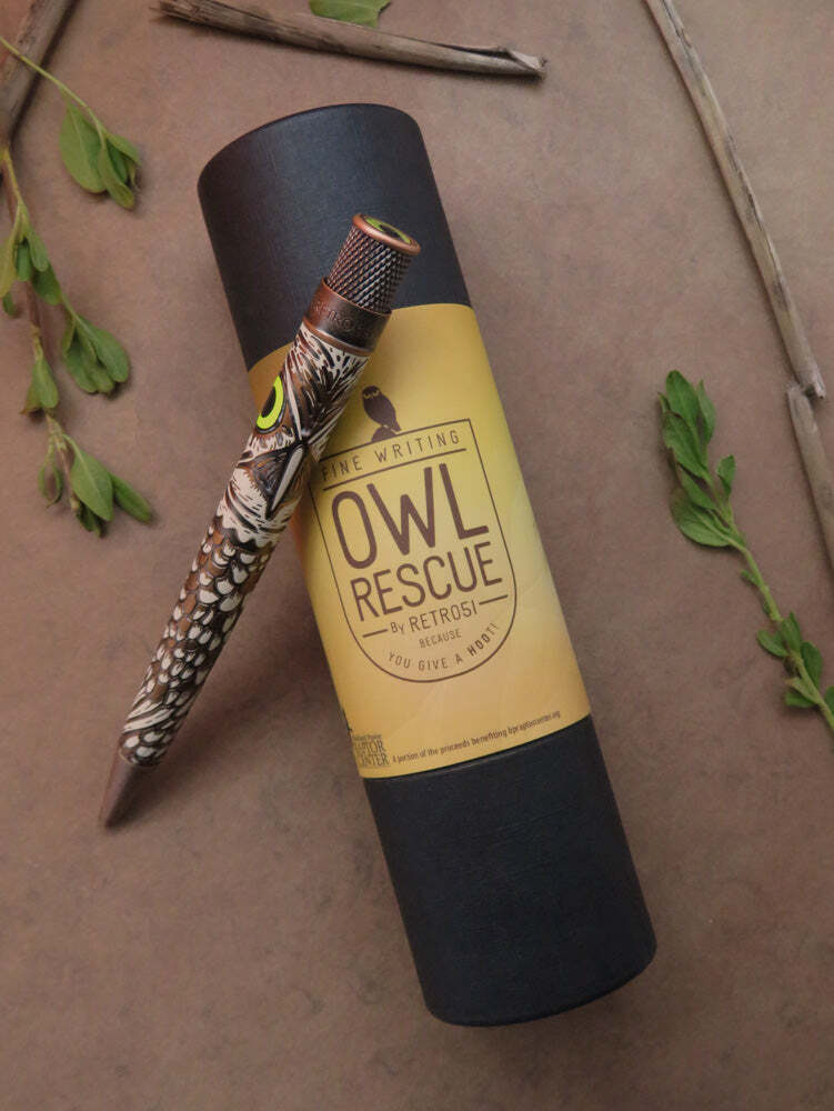 Retro 51 Rescue Series Ballpoint Pen, Owl Rescue