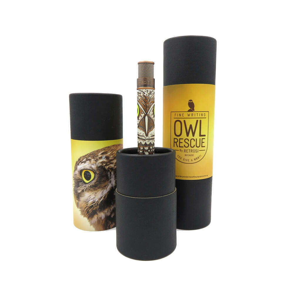 Retro 51 Rescue Series Ballpoint Pen, Owl Rescue