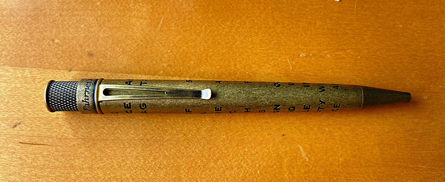 Retro 51 Pen PLEDGE Rball / Pen - Ltd Ed of 500 Super Low # 007