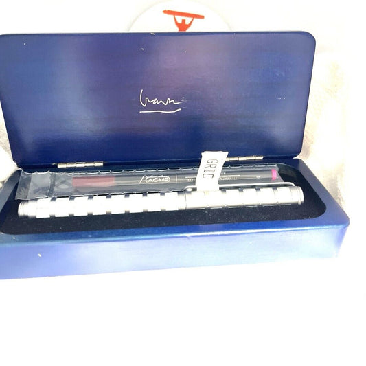 ACME Studios' “GRID” Rollerball by Architect MICHAEL GRAVES - NEW PEN IN BLUE WOODEN BOX