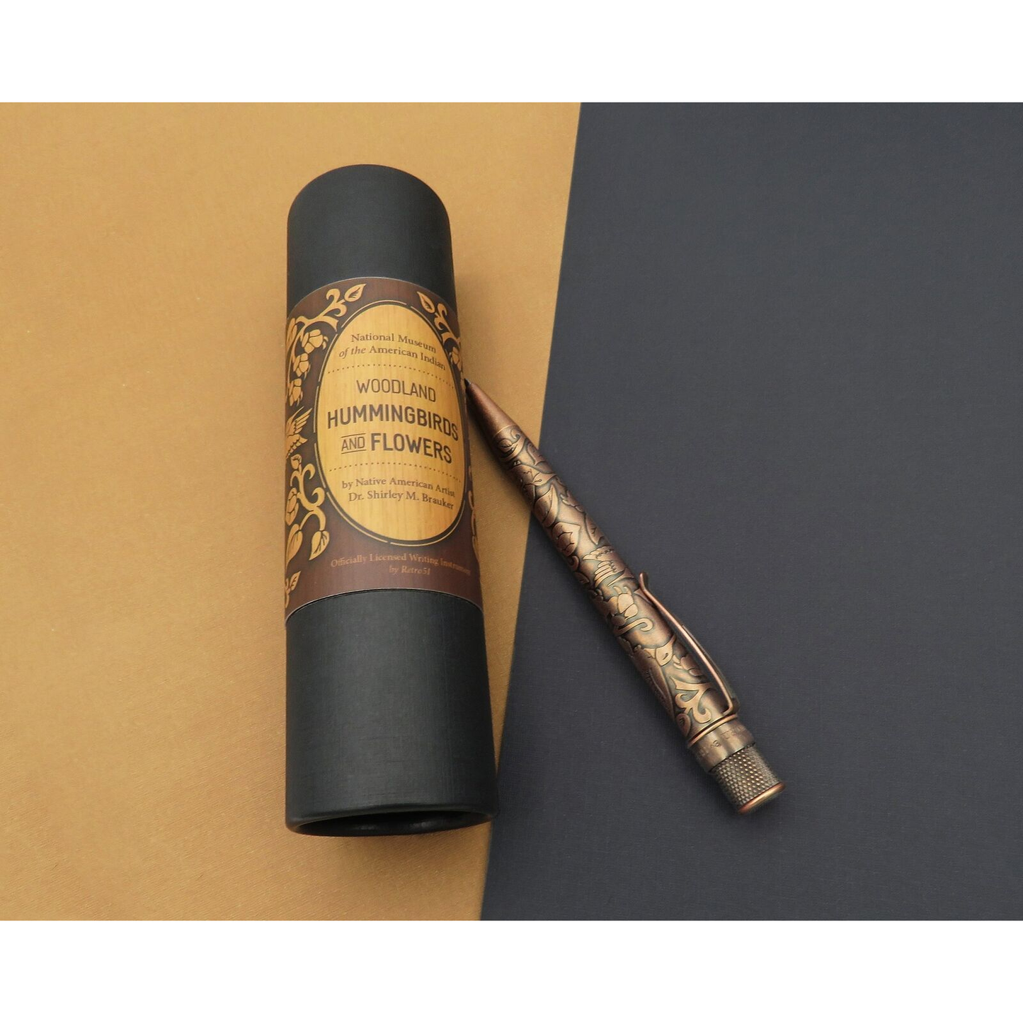 Retro 51 Hummingbird & Flowers Rollerball Pen, Smithsonian LE, #ed (SRR-2202)