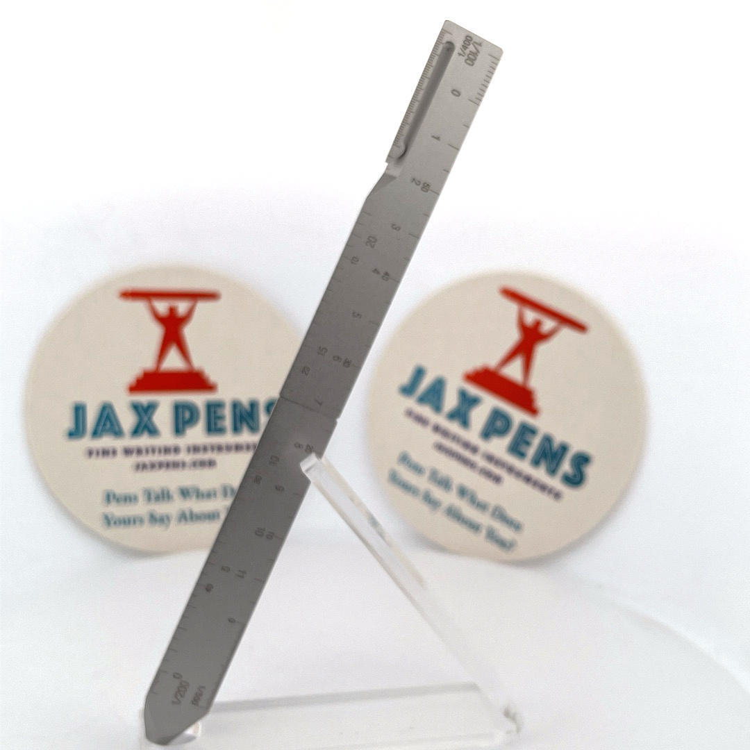 ACME Studios' "Scale-Silver" Retractable Pen by Architect SHIGERU BAN