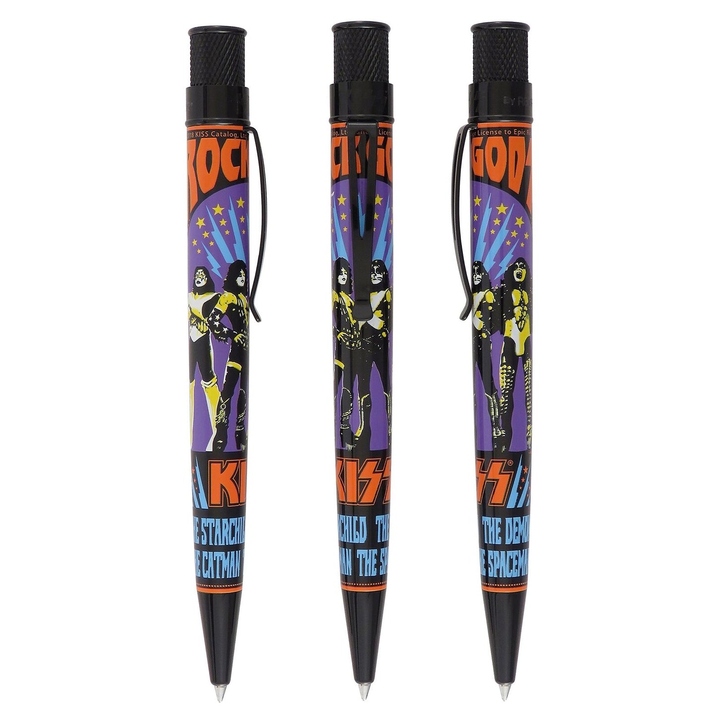 Retro 51 KISS Collection Rollerball Pen, Rock Poster