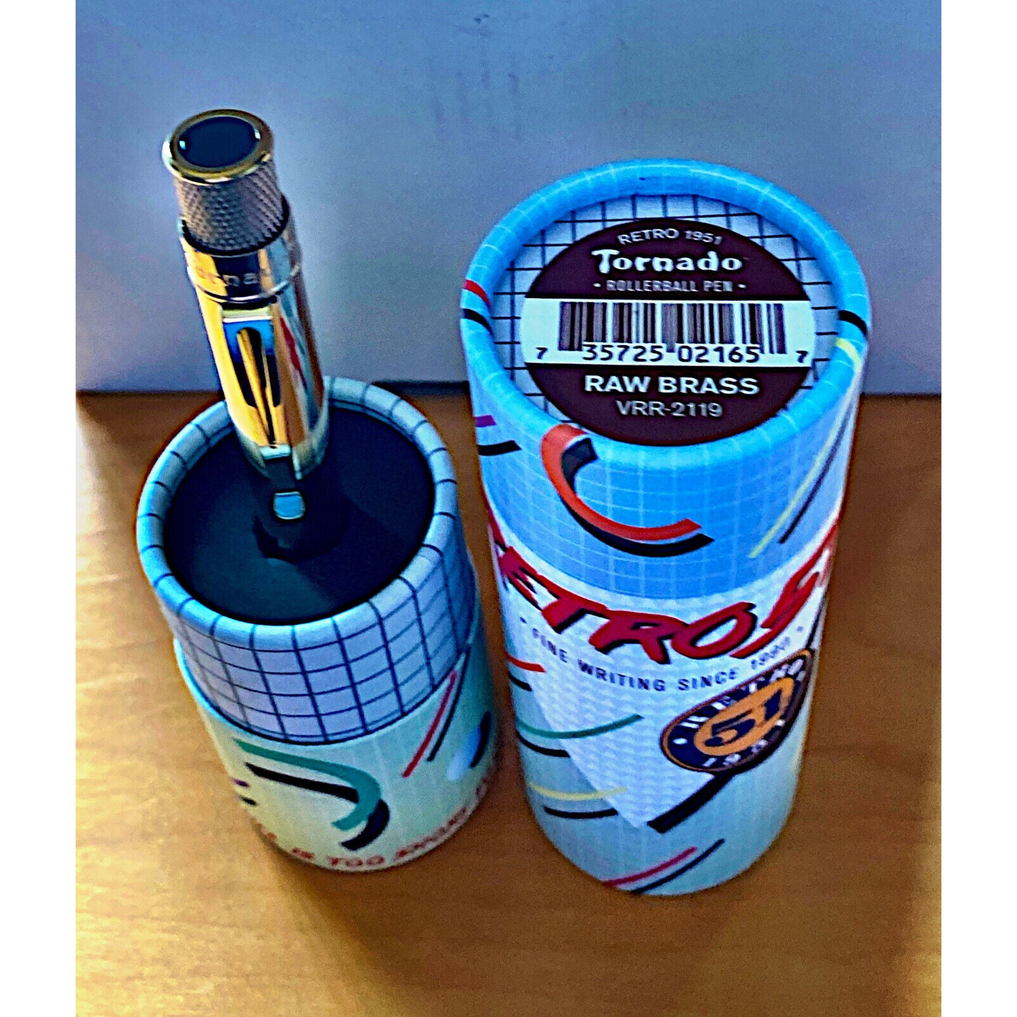 Retro 51 RAW BRASS Rollerball Pen New Sealed