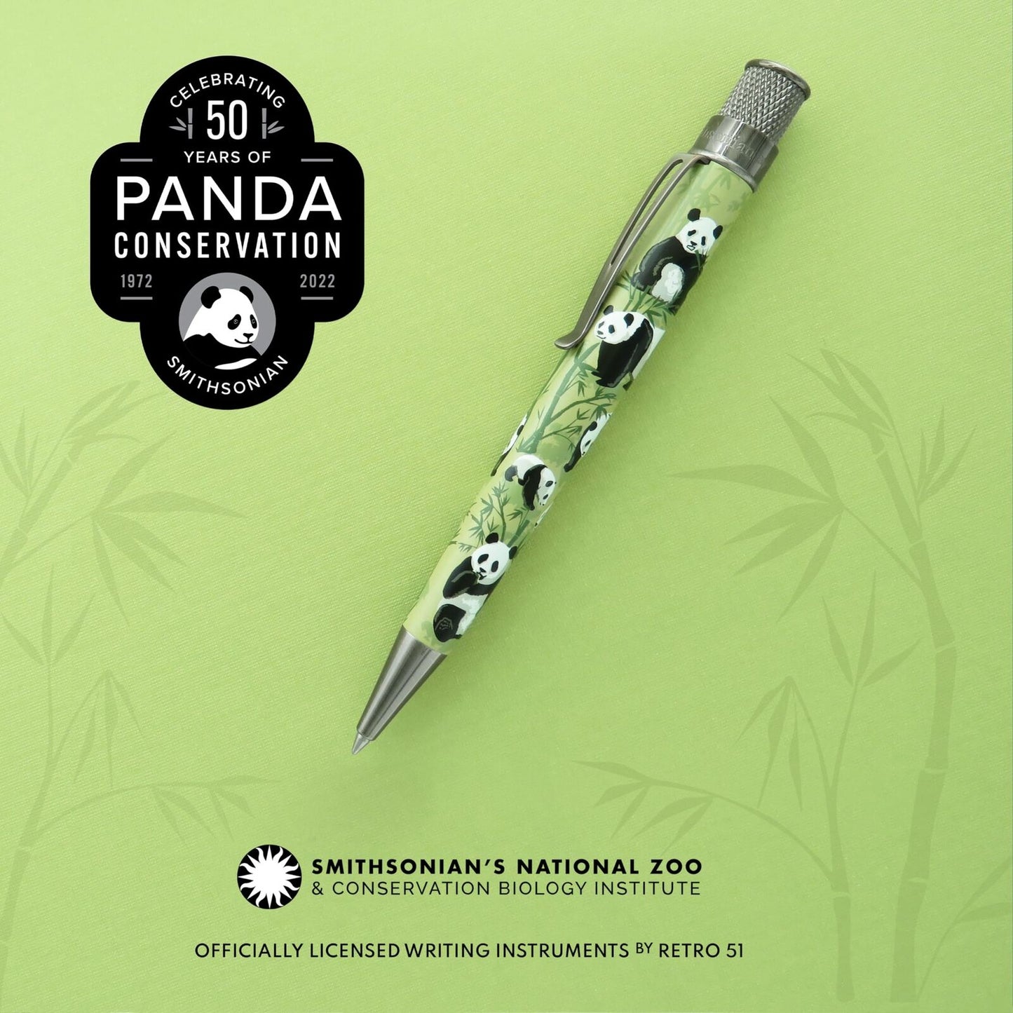 Retro 51 Smithsonian National Zoo Panda Rollerball Pen