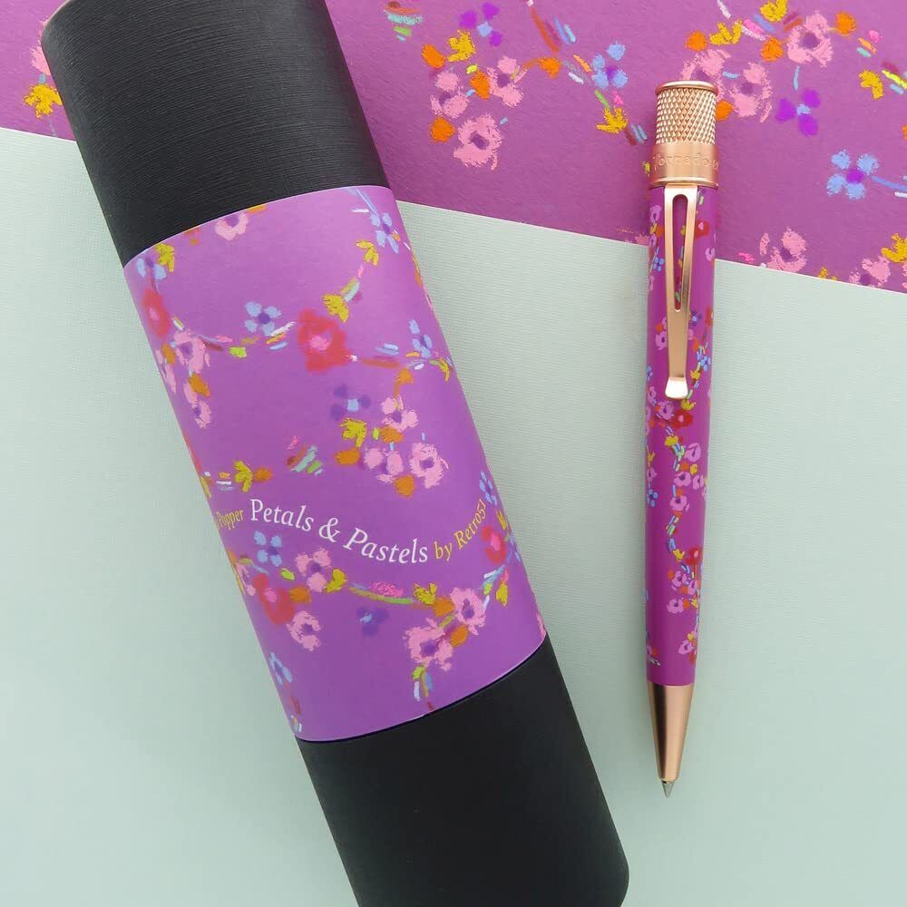 Retro 51 LE, Rollerball pen Petals & Pastels (XRR_22P01. New Sealed #'d
