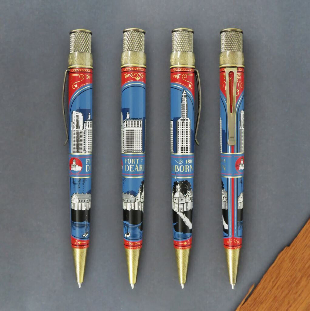 Retro 51 Limited Num 'Fort Dearborn' (Military, Chicago) Pen