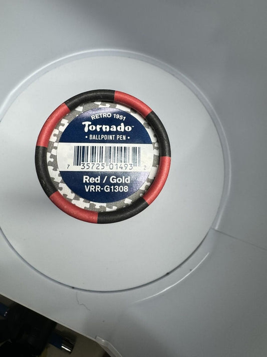 Retro 51 Japanese Red Gold Rollerball Pen New Orginal Open Tube VRR-G1308