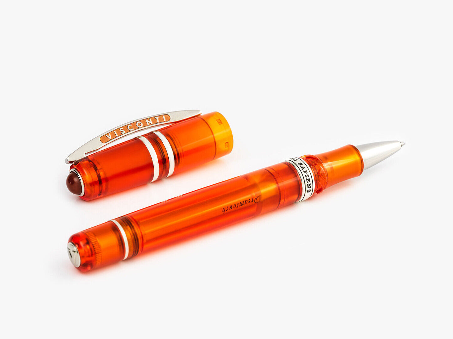 Visconti Homo Sapiens Demo Stones Mandarin Orange Rollerball Pen W/BOX