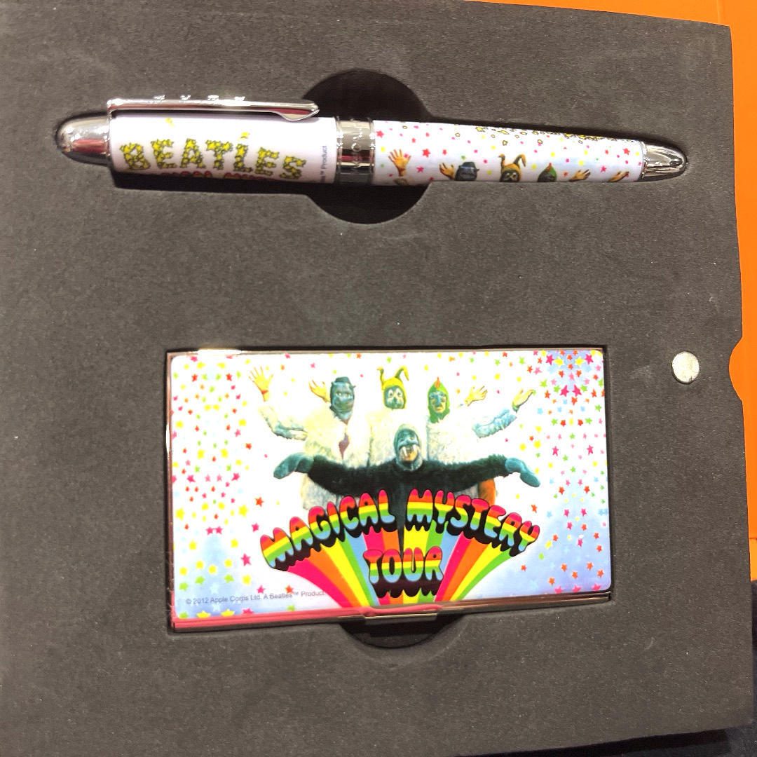 ACME Studios' "Magical Mystery Tour" Beatles Rollerball Pen & B Card Case