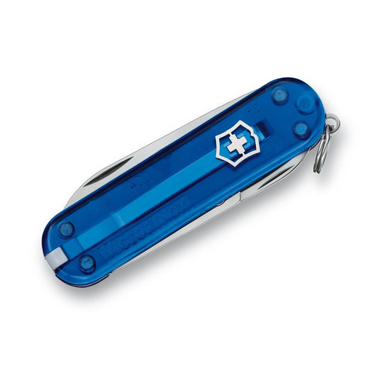 Victorinox Classic SD 7 Function Pocket Knife, Translucent Sapphire