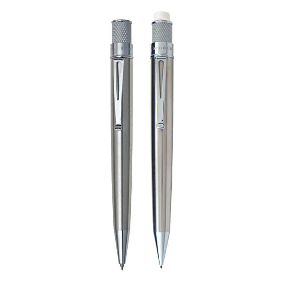 Retro 51 Stainless Pen & Pencil Set