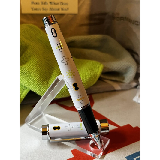 ACME Studios' "White" Rollerball Pen by the Esteemed Designer K. RASHID