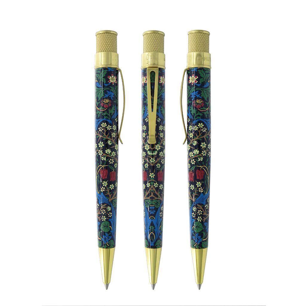 Retro 51 x Metropolitan W Morris Blackthorn Rollerball Pen (MRR-2124)