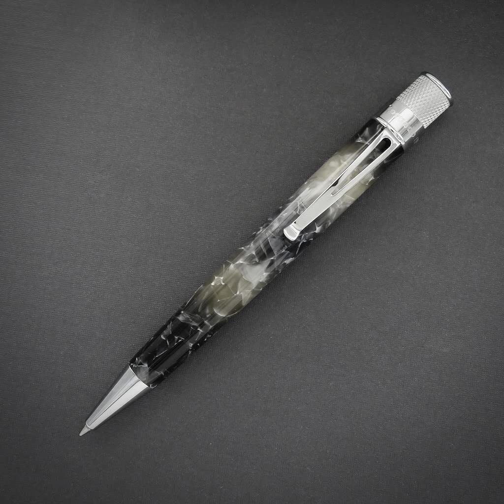 Retro 51 'Silver Lining' Acrylic Rollerball Pen - New, Sealed