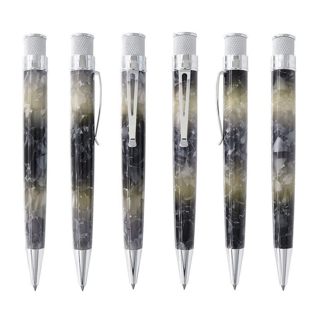 Retro 51 'Silver Lining' Acrylic Rollerball Pen - New, Sealed