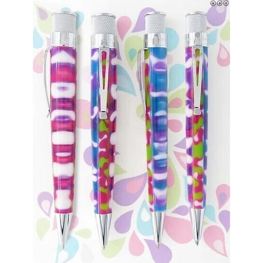 Retro 51 Psychedelic Twist Classic Rollerball Pen LE #d Sealed