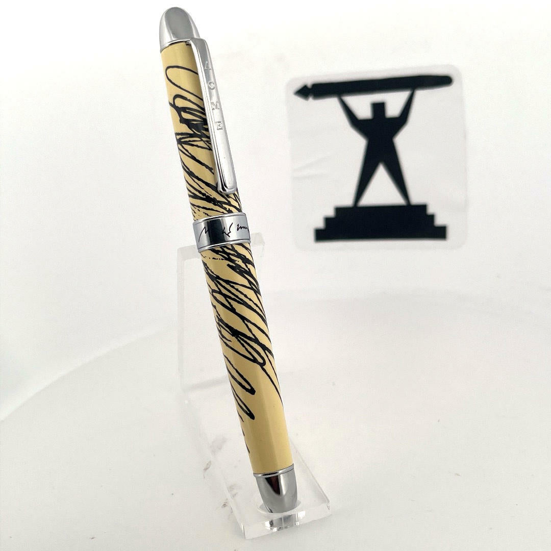 ACME Studios' "Scrawls Cream" Rollerball Pen by architect M. De Lucchi