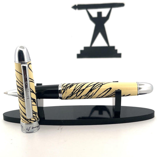 ACME Studios' "Scrawls Cream" Rollerball Pen by architect M. De Lucchi