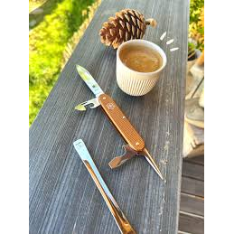 Nespresso Orange Livanto Victorinox Alox Swiss Army Knife - Series 02 - Burnt Orange -NEW