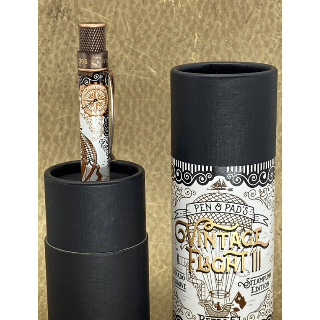 Retro 51 Pen Vintage Flight III Steampunk Edition Glow in the Dark - GID - LE Sealed