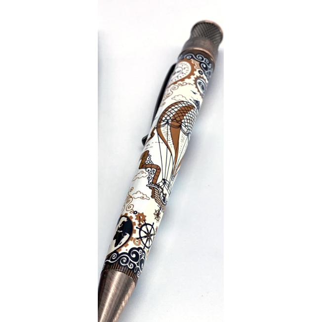 Retro 51 Pen Vintage Flight III Steampunk Edition Glow in the Dark - GID - LE Sealed