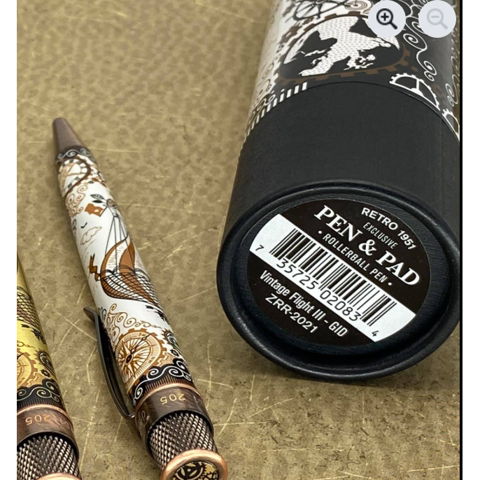 Retro 51 Pen Vintage Flight III Steampunk Edition Glow in the Dark - GID - LE Sealed