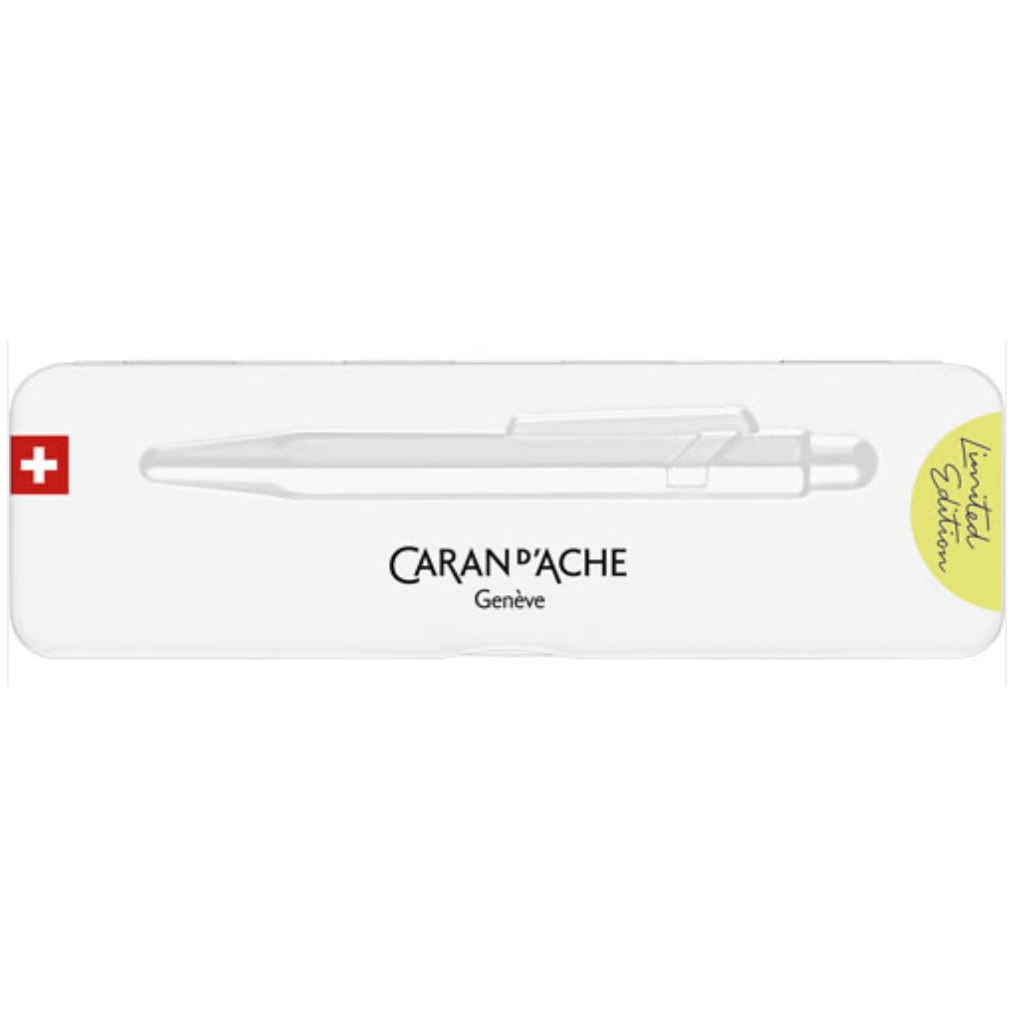 Caran D‘Ache 849.462 fluorescent yellow pastel ballpoint pen - LE New