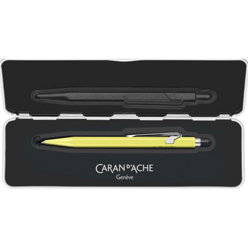 Caran D‘Ache 849.462 fluorescent yellow pastel ballpoint pen - LE New
