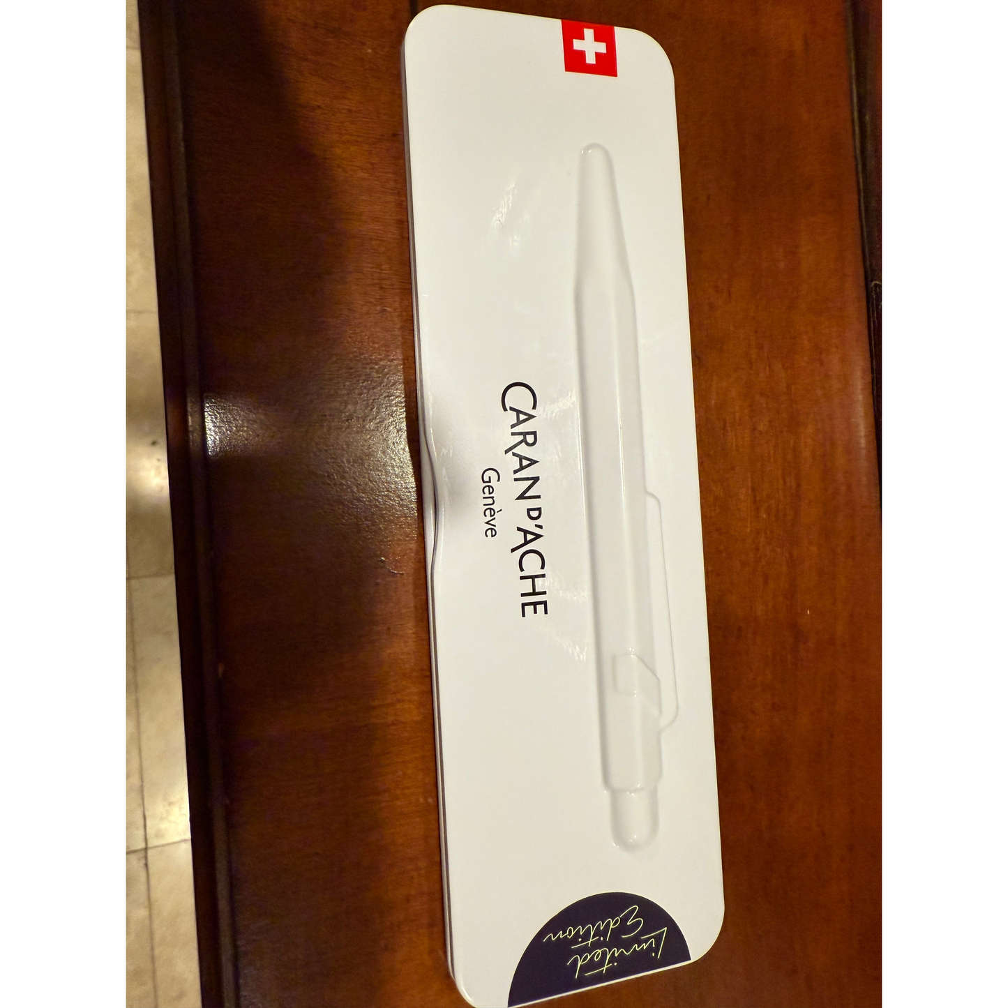 Caran D’ ACHE Pen 849 Dark Purple 849.461 RARE Limited Edition