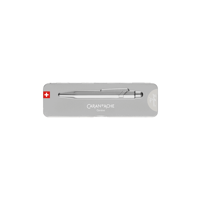849™ ORIGINAL BALLPOINT SILVER PEN, WITH Silver Case - 849.069 - NEW