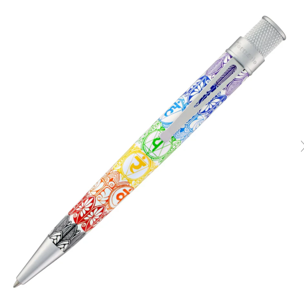 Retro 51 'Seven Chakras' Rollerball Pen - NEW in Tube