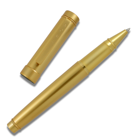 ACME Studios' “Midas" Gold Flat Rollerball Pen by LESLEY BAILEY - Artist Proof