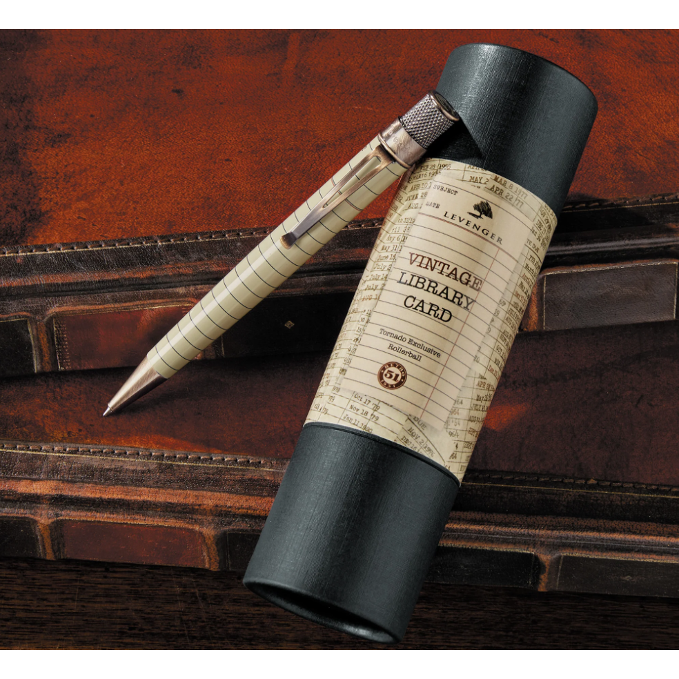 Retro 51 Pen Rollerball in Vintage Library Card New Sealed