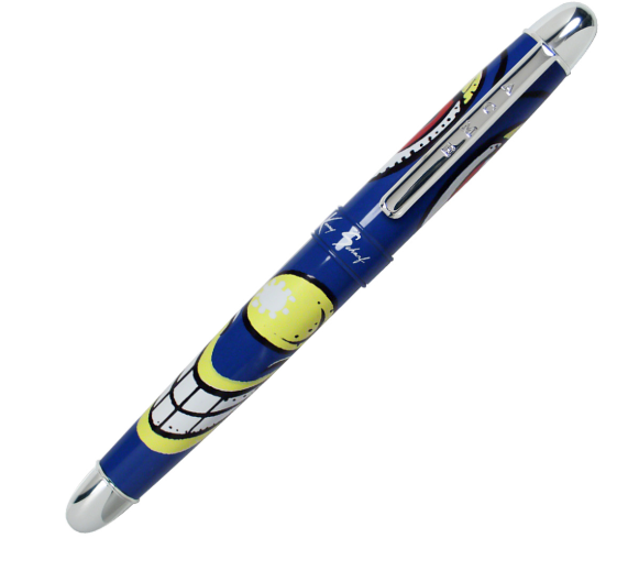 ACME Studios' "One-Eye Guy" Blue Rollerball Pen by K. Scharf