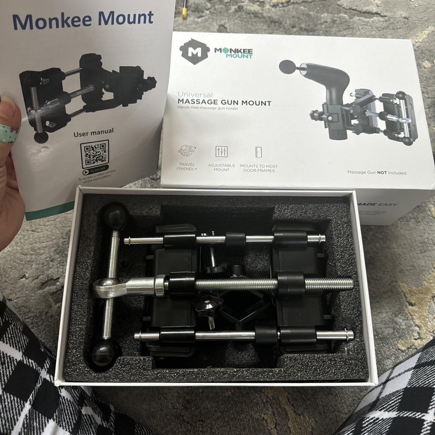 Monkee Mount for Massage Guns
