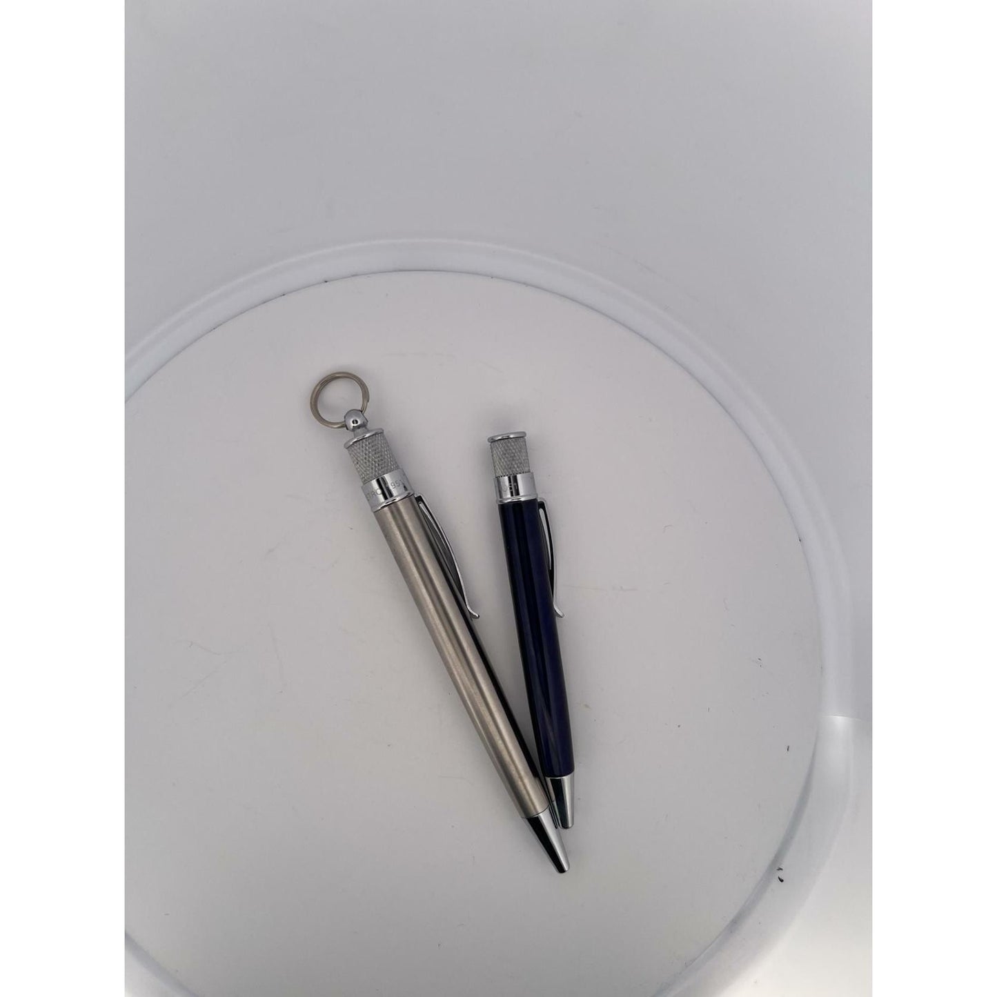 Retro 51 Elite Double Barrel Rollerball Pen Cobalt Blue Lacquer New