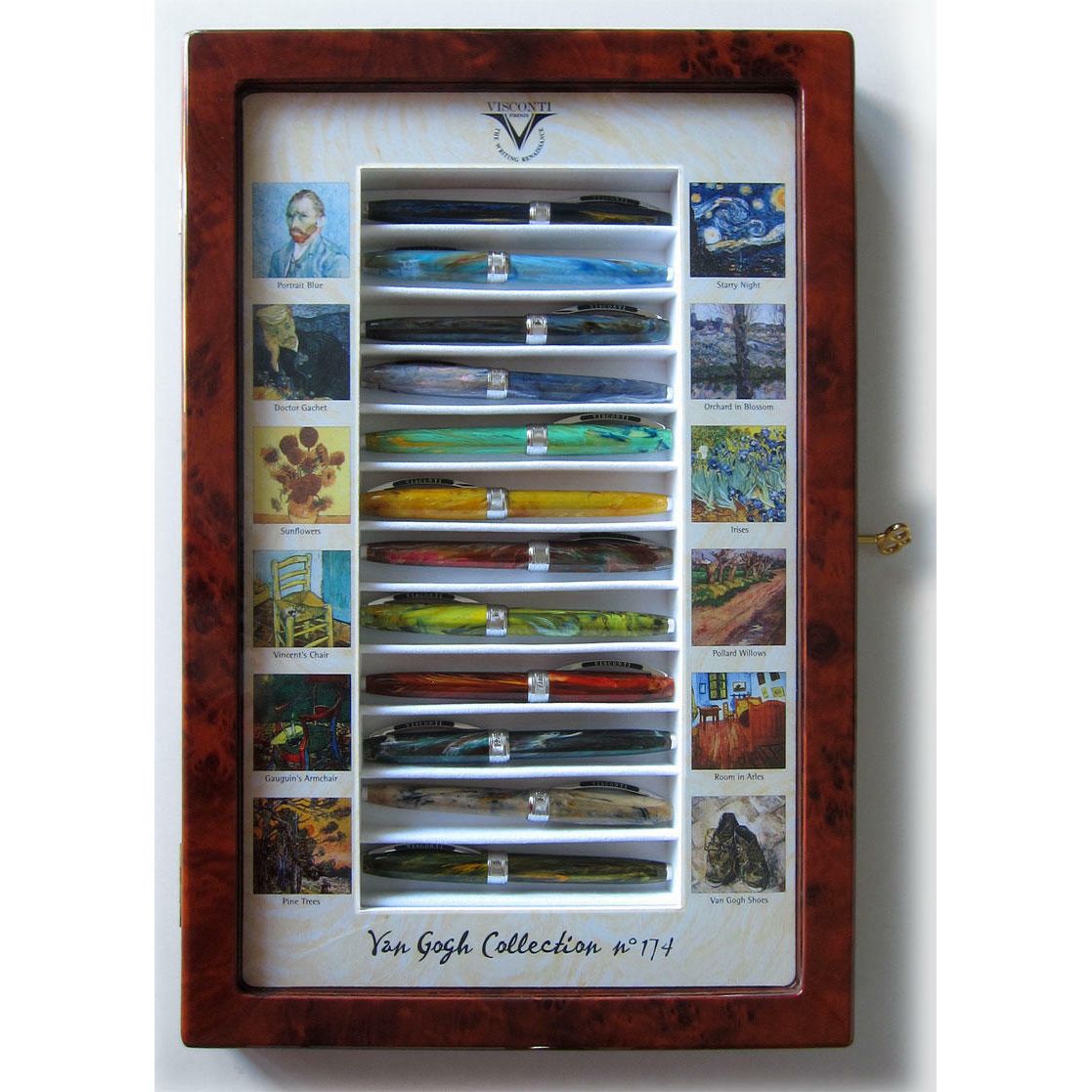 Visconti Homage to Van Gogh - 12 Rollerballs - Magnificent Presentation
