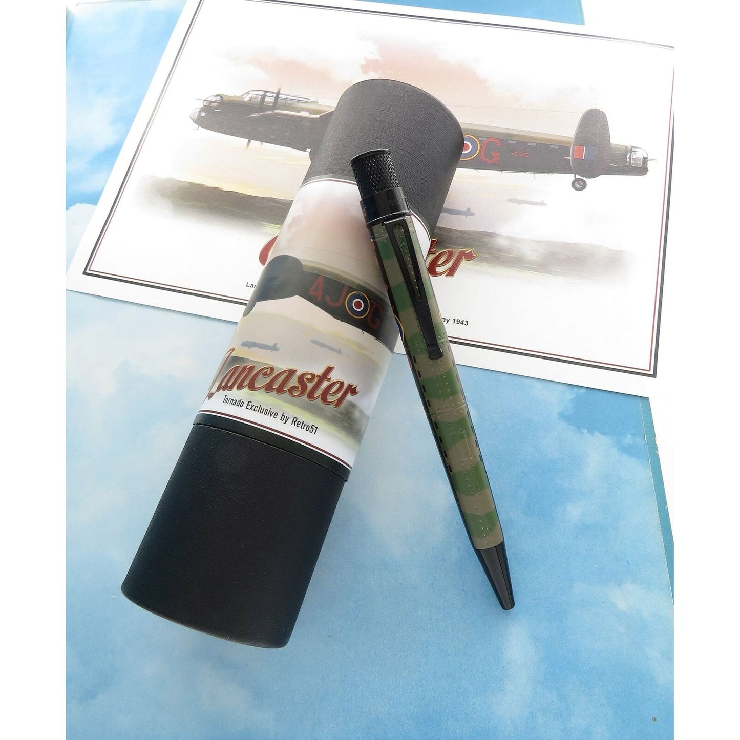 Retro 51 Lancaster Rollerball Pen, Low Number #023