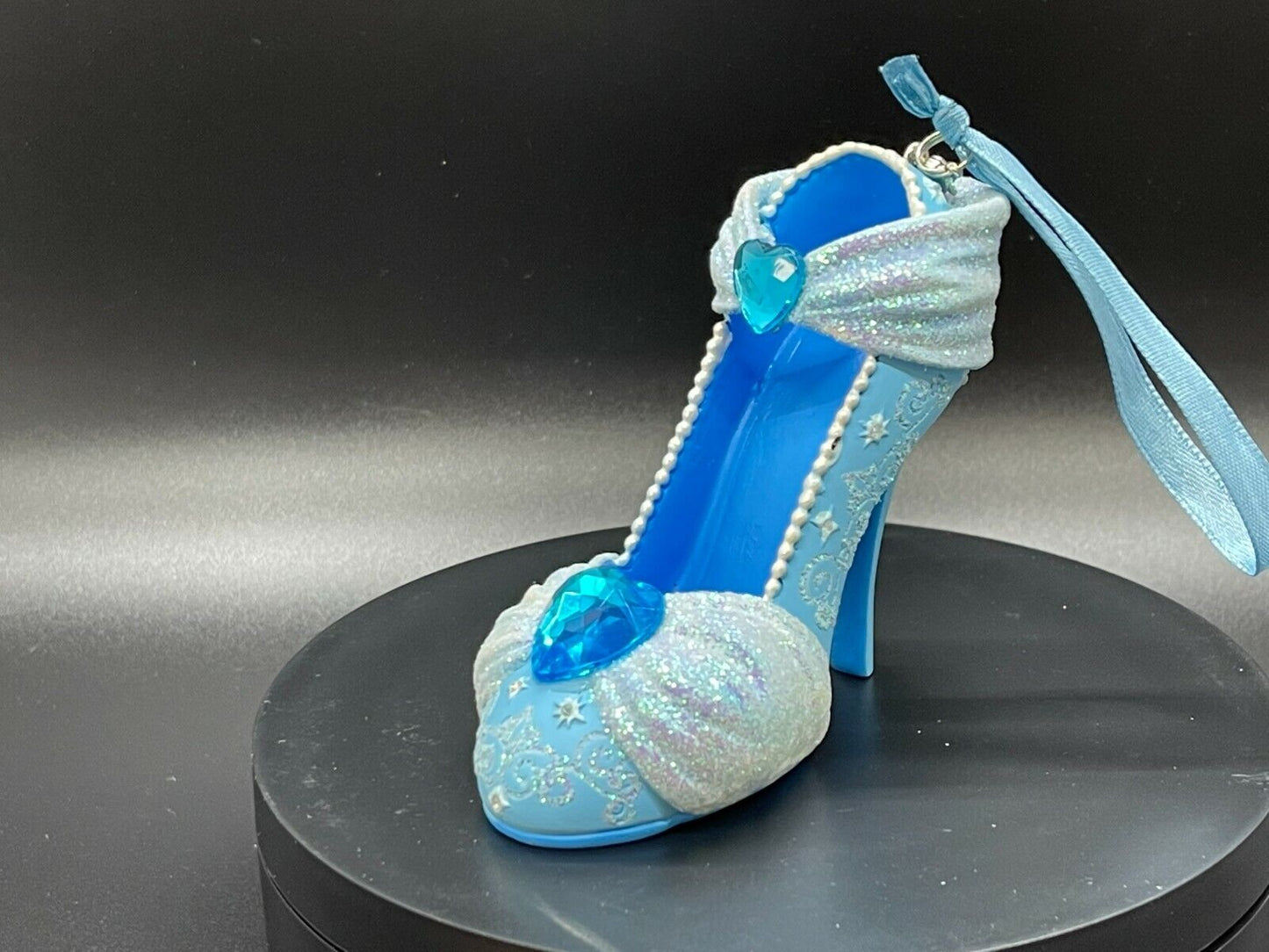 Disney Cinderella Blue Shoe Christmas Ornament