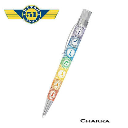 Retro 51 Yoga Chakra Rollerball Pen