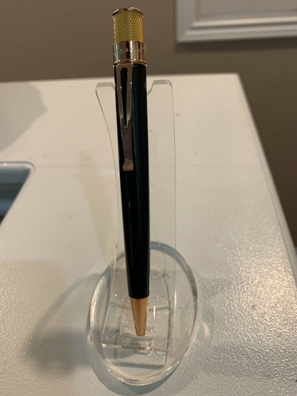 Retro 51 Prototype Black with Gold Trim Rollerball Pen (Exclusive Japanese Release)