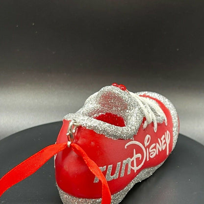 Disney Red Fun Run Shoe Christmas Ornament
